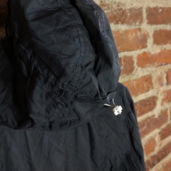Athleta Medium Black Thin Full Zip Hooded Travel Jacket - Picture 6 of 10